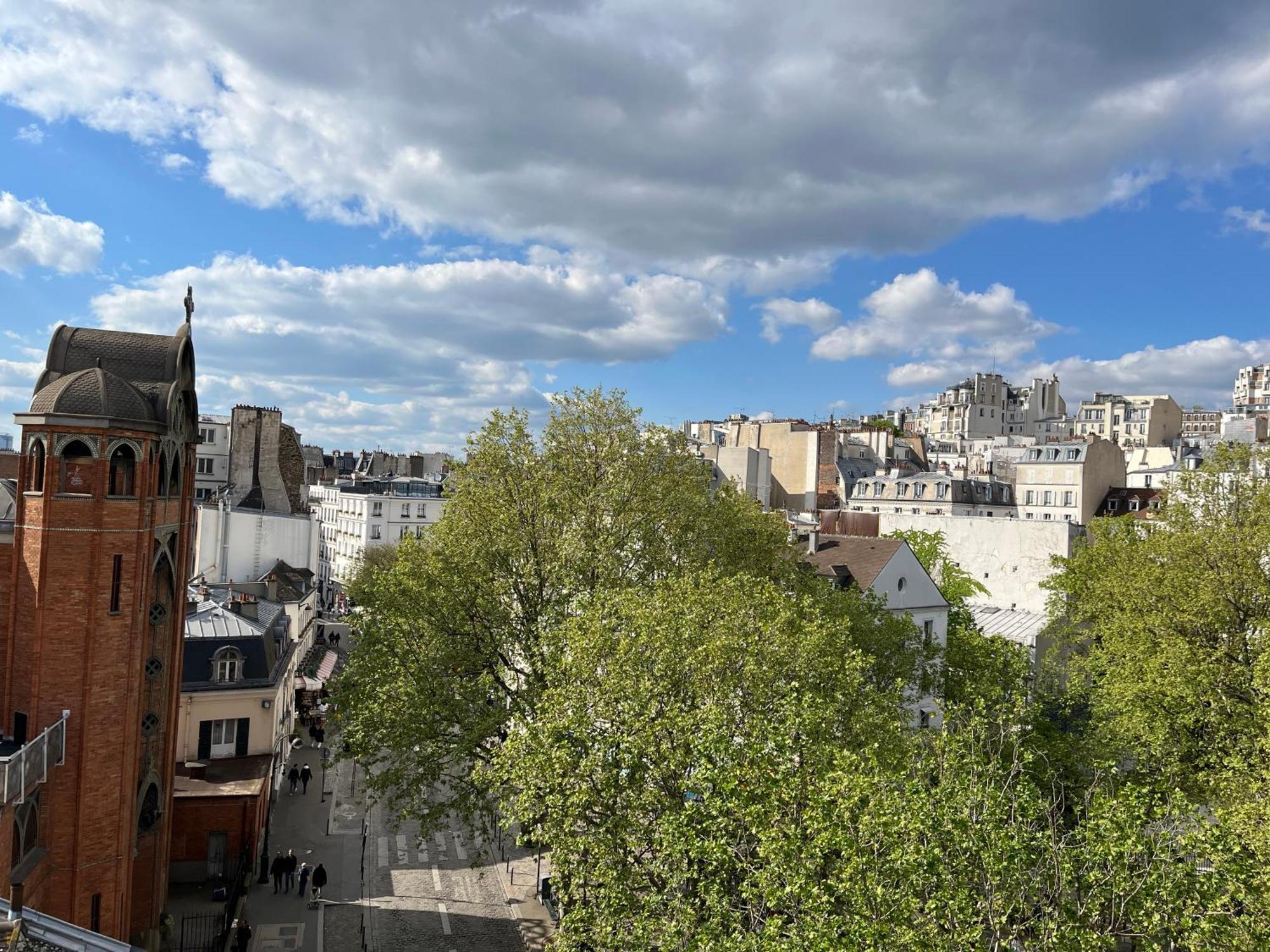 Appartement Montmartre Belle Vue à Paris Extérieur photo